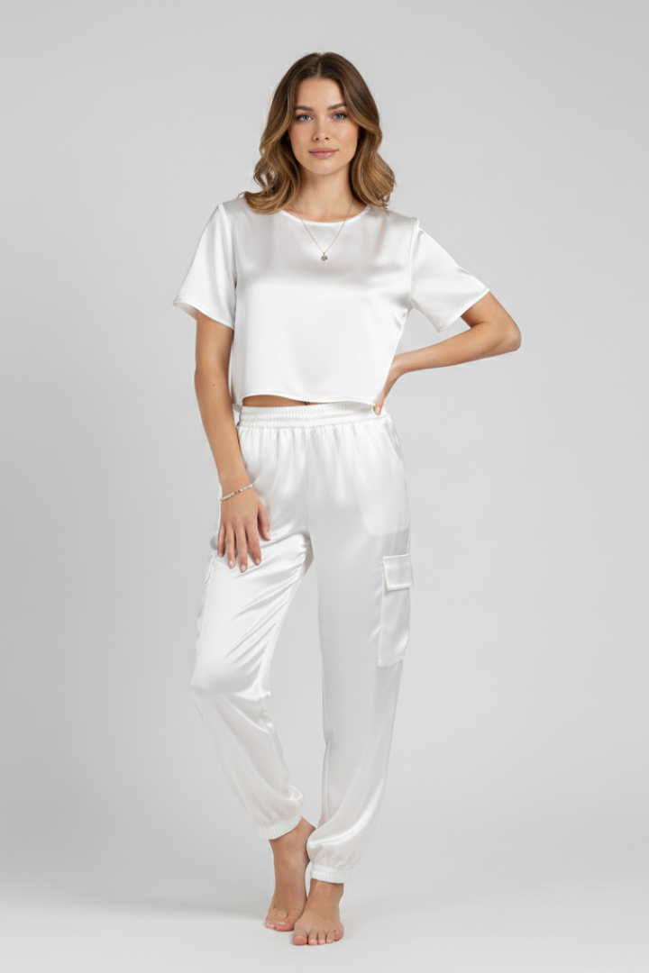 Women’s Two-Piece Set with Sweater and Trousers