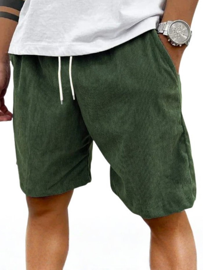 Fine-Wale Corduroy Drawstring Shorts