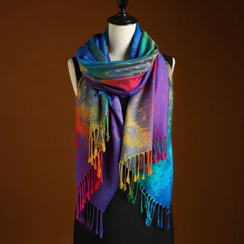 Gradient Cashmere Scarf
