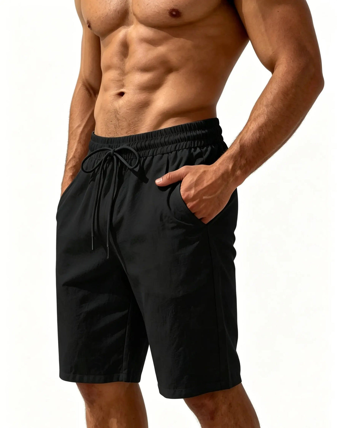 Classic Linen Drawstring Shorts