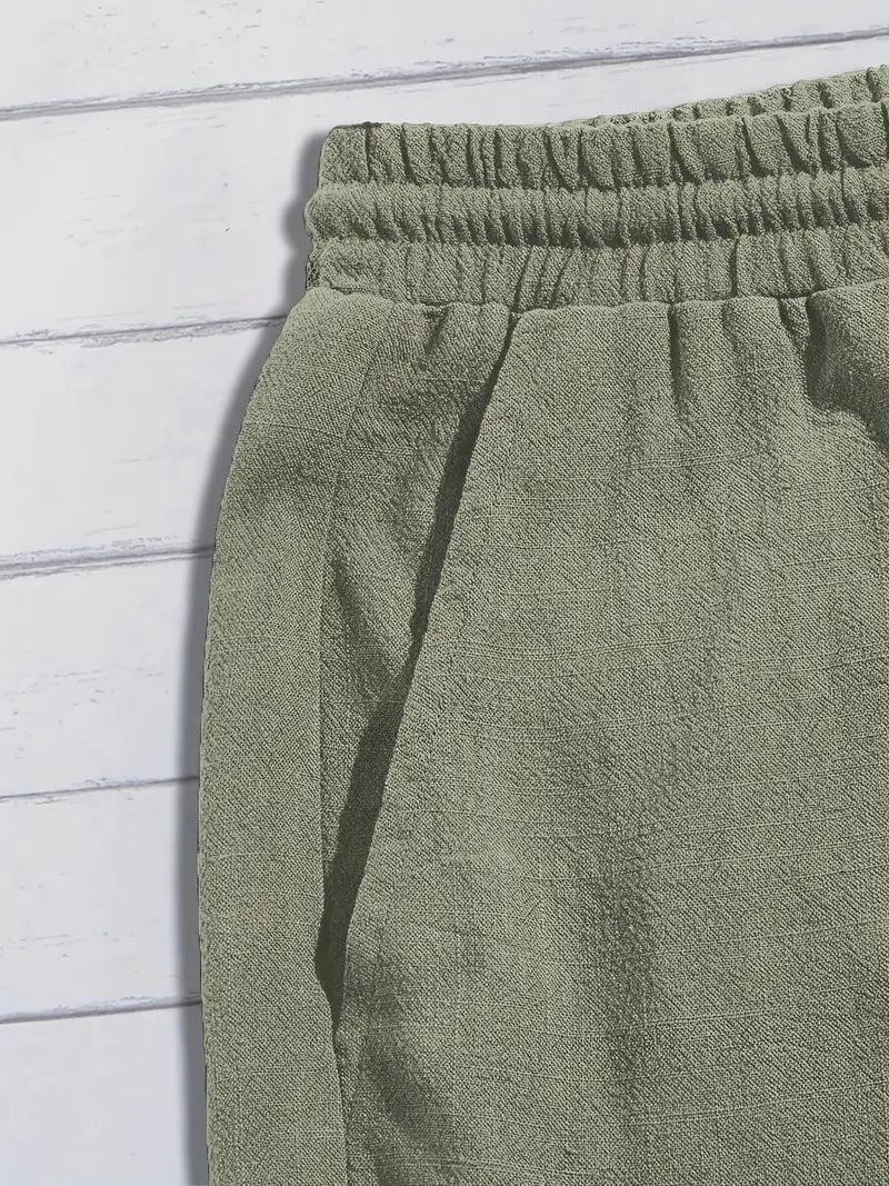 Essential Linen Drawstring Shorts