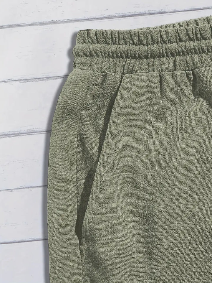Essential Linen Drawstring Shorts