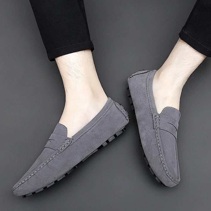 Suede Boat Loafers