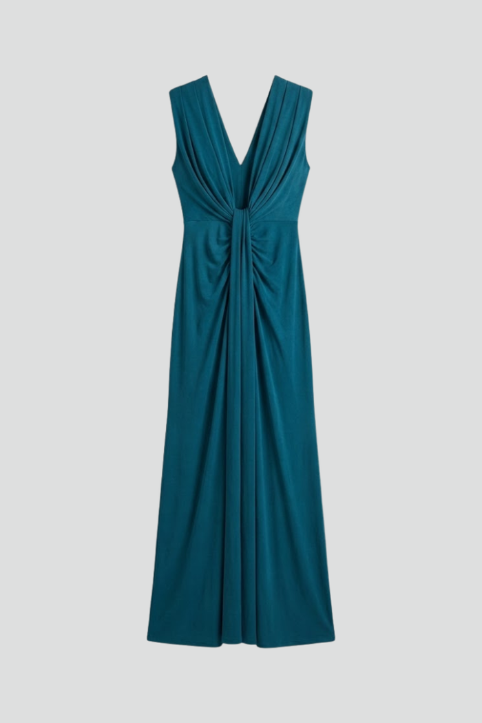 Women’s Maxi Dress with Elongated Shape