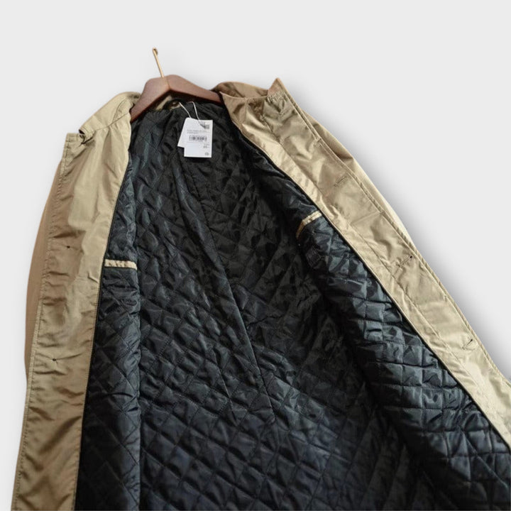 Water-Resistant Quilted Coat