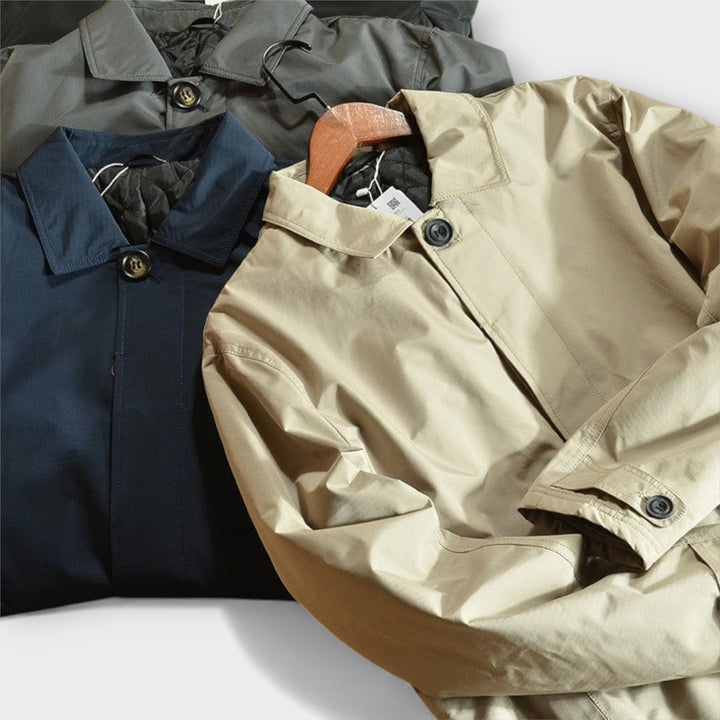 Water-Resistant Quilted Coat