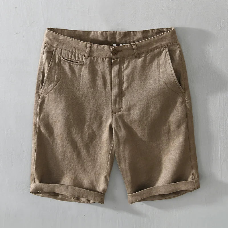 Heavyweight Linen Tailored Shorts
