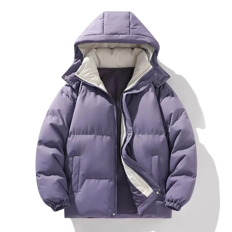 Elegant Hooded Men's Jacket