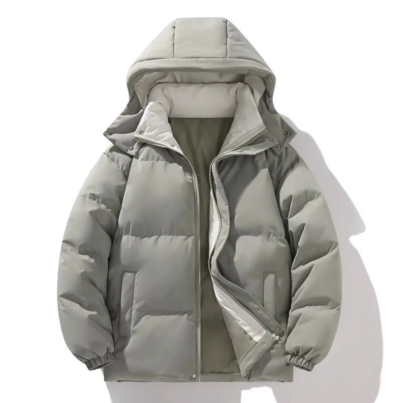Elegant Hooded Men's Jacket
