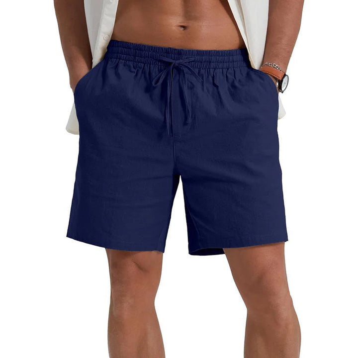 Lightweight Linen Drawstring Shorts