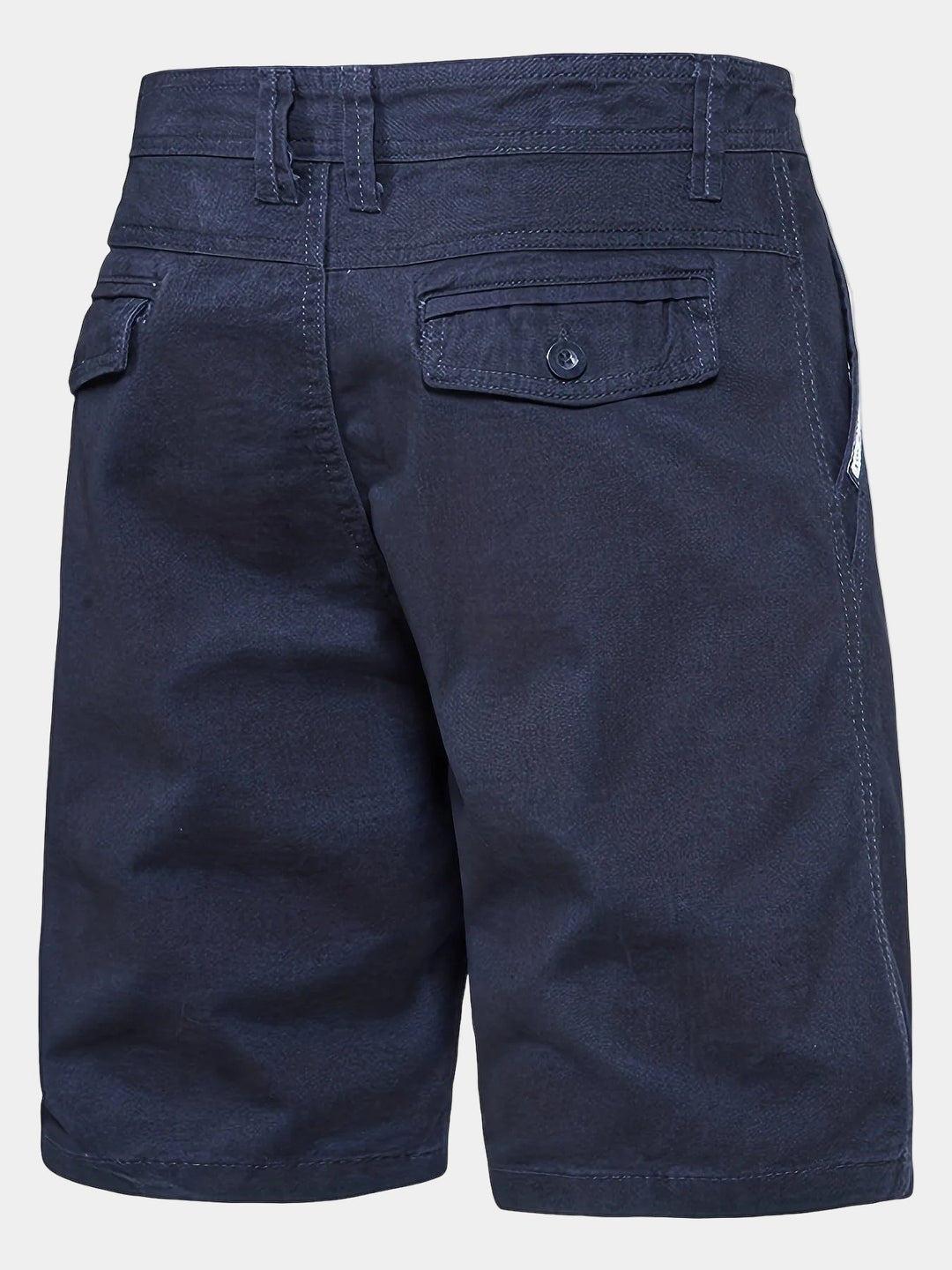 Belted Cotton Chino Shorts