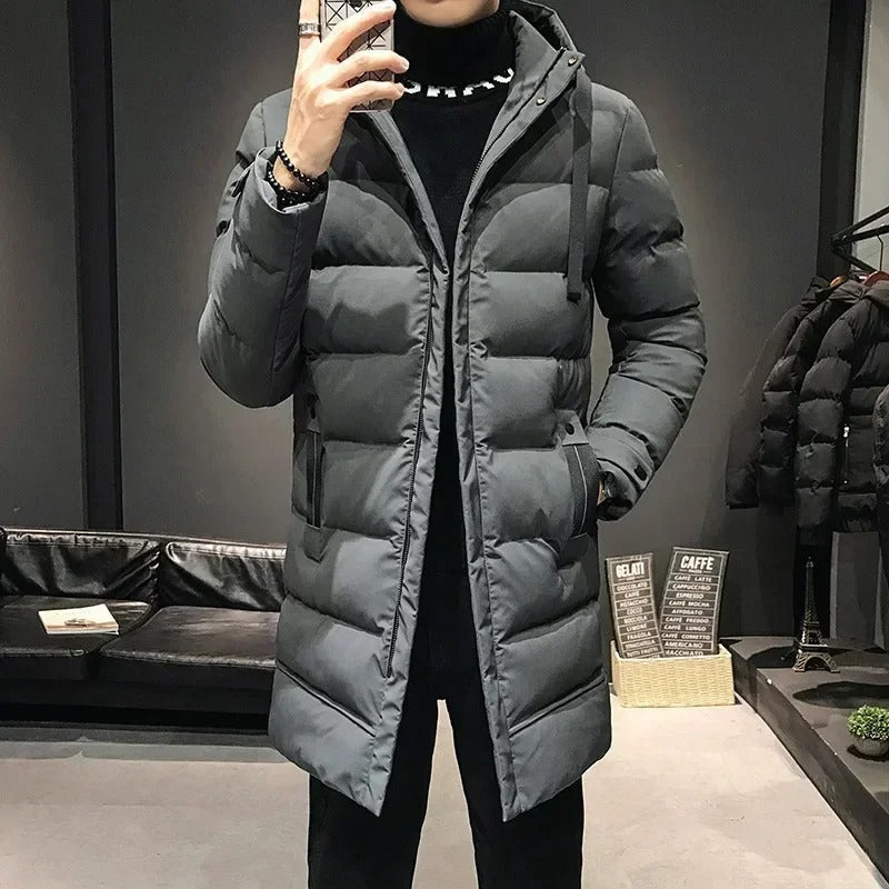Long Men's Winter Jacket