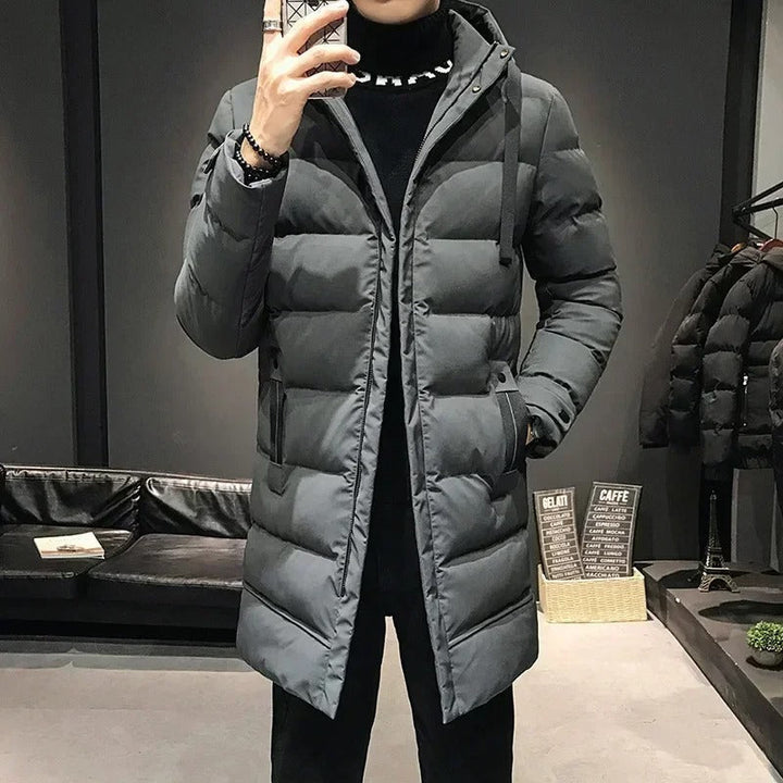 Long Men's Winter Jacket